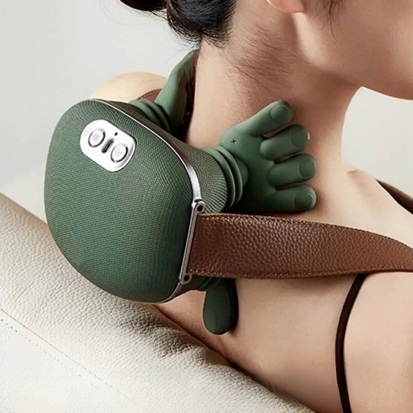 Isıtmalı Taşınabilir Omuz ve Boyun Masaj Cihazı