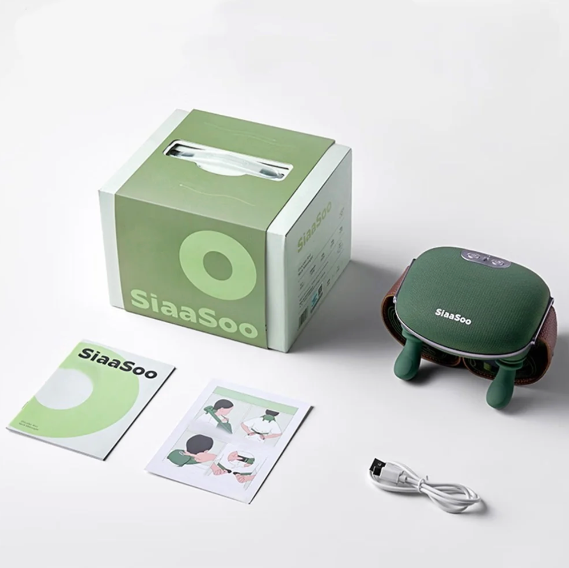 Isıtmalı Taşınabilir Omuz ve Boyun Masaj Cihazı