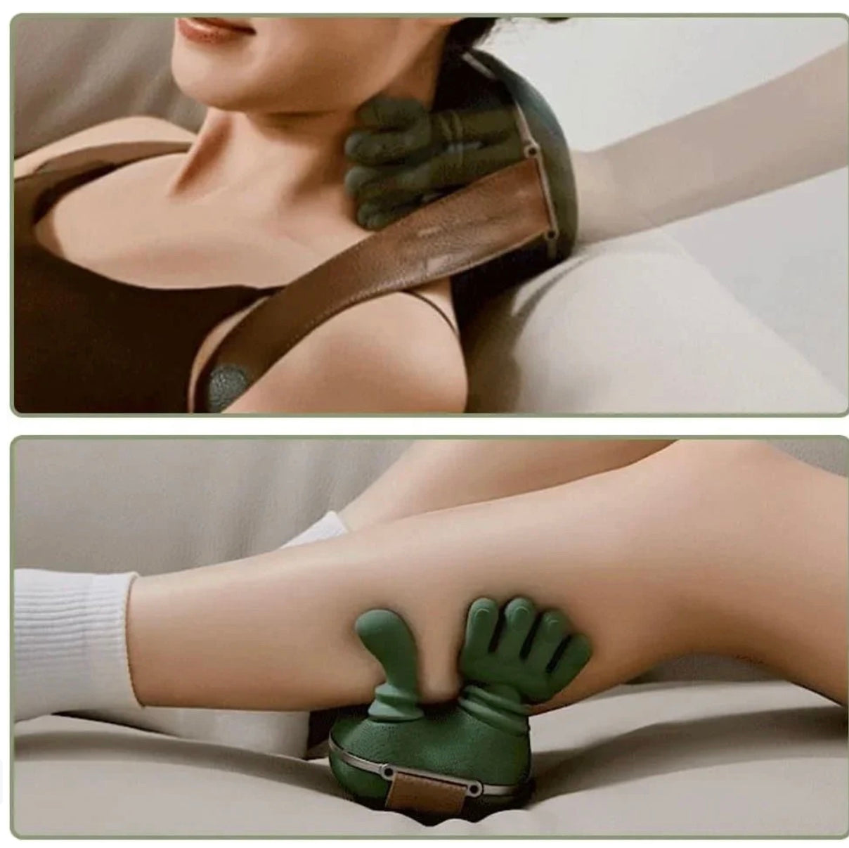 Isıtmalı Taşınabilir Omuz ve Boyun Masaj Cihazı