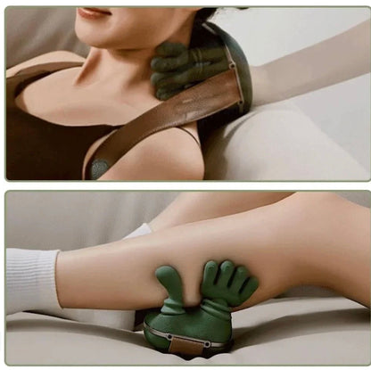 Isıtmalı Taşınabilir Omuz ve Boyun Masaj Cihazı